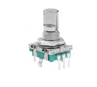 360 Degree Rotary Encoder EC11 With Push Button 5Pin 20 Positions 20 Pulse Code Switch Handle 15/20MM Digital Potentiometer(B 20mm Half handle,3PCS)