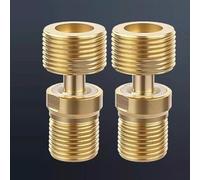 360 Degree Rotatable Brass Shower Elbow Joint with Adjustable Length from 110mm to 190mm and Deep Threaded Connections for Standard Shower Installations (4)