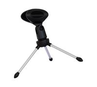 360 Degree Rotatable Desktop Microphones Stand with Phone Mount Adjustable Height for Live Streaming Precise Universals