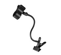 360 Degree Rotatable Gooseneck Arm Stand with Flexible Hose, 30cm | Multipurpose Flexible Microphone Stand with Dual Head Clamp Holder for Music Broadcasting, Small Fans and Devices