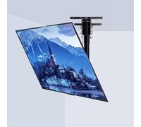 360 Degree Rotatable TV Ceiling Mount - Adjustable Ceiling TV Mount Bracket, Tilt and Swivel for 27-55 Inch TVs, Metal Expansion Screw Fastening, Holds Up to 66lbs/30kg T