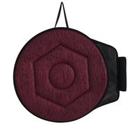 360 degree rotating car seat cushion, rotating seat cushion, elderly car rotating seat cushion, Lightweight and Portable Rotating Car Seat Cushion for Office Car Home (Wine red)