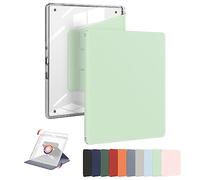 360 Degree Rotating Case for 11" Kindle Scribe 2025 3rd Gen & Kindle Scribe Colorsoft 2025 1st Gen, Folio Stand with Built-in Pencil Holder, Auto Wake/Sleep & Multi-Angle Viewing, Light Green