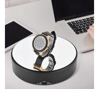 360 Degree Rotating Display Stand, 1.5-2kg Load Rotating Stand Display Table Battery Operated Electric Rotating Turntable with Adjustable Speed for Jewelry, Watch
