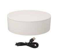 360 Degree Rotating Display Stand, Electric Rotating Turntable with Adjustable Speed, 5kg Maximum Load Automatic Rotating Stand for Jewelry Photography Products Watch Cup Display