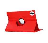 360 Degree Rotating Flip Stand PU Leather Cover Suitable For Huawei Honor Pad 10 12.1inch HEY3-W00 W10 2025 Tablet Case(Red)
