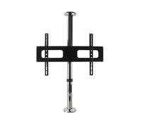 360-Degree Rotating Floor Stand for LCD TV, Wall-Mounted Swivel Bracket for Room Divider, TV Base for 32-65 Inch Screens, Adjustable Swivel Hook for Versatile Viewing