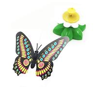 360 Degree Rotating Flower Shape Cat Teaser Toy, Interactive Kitten Play Toy, Fun and Safe for Indoor Cats