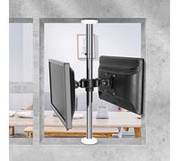 360 Degree Rotating Frame LCD TV Floor Stand, Rotating Partition Wall Shelf for 12-27 Inch TV, Rotating Base Rotating TV Cabinet for 2 Screens (67-82cm)