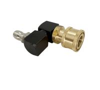 360 Degree Rotating High Pressure Connection Nozzle for Water Hose with 1/4 Inch Fast Release Fitting Metal Construction High Pressure Sprinkle Nozzle