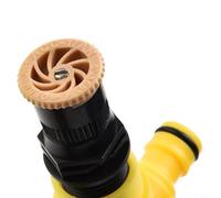 360 Degree Rotating Lawn Sprinkler, Adjustable Garden Watering System with 3 Gears, ABS Plastic Auto Irrigation for Yard Patio, Yellow(1PC)