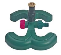 360-Degree Rotating Lawn Sprinkler for Automatic Irrigation - Adjustable Spray Pattern, Leakproof ABS+PP Construction, Stable Base Design, 18.5 x