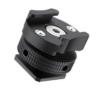 360 Degree Rotating Microphone Cold Shoe Mount Holder Quick Release for Flexible Auditory Positioning Quick Release Mic Clip