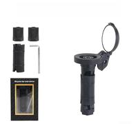360 Degree Rotating Rearview Mirror For Bicycle Handlebar With Nylon Frame And Acrylic Convex Mirror For Improved Riding Safety(A)