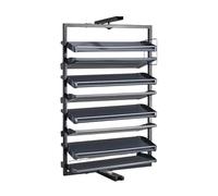 360-Degree Rotating Shoe Rack Adjustable Height Shoe Cabinet for Home Efficient Sto Solut for eakers Heels and Boots