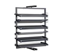 360-Degree Rotating Shoe Rack Adjustable Height Space-Saving Shoe Cabinet Home for Efficient Shoe Sto Pull-Out Design for Easy Access