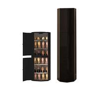 360-Degree Rotating Shoe Rack - Vertical Lazy Susan Round Design, Space-Saving Corner Storage Tower - Simple Modern Entryway nizer for Shoes