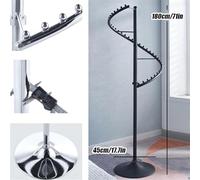 360-Degree Rotating Spiral Clothing Rack - Heavy-Duty Metal Garment Rack for Retail, Bedroom, Living Room, Store & Home - Sturdy, Portable & Space-Saving Design