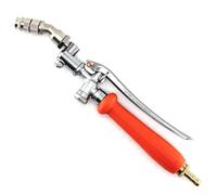 360 Degree Rotating Stainless Steel Spray Handle for Vehicle Cleaning Featuring Multiple Standard Fitting Interfaces and Quick Air Pipe Connect (pagoda interface 10)