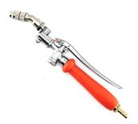 360 Degree Rotating Stainless Steel Spray Handle for Vehicle Cleaning Featuring Multiple Standard Fitting Interfaces and Quick Air Pipe Connect (pagoda interface 12)