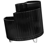 360 Degree Rotating Storage Pen Holder Black Abs Pet Desktop