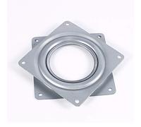 360 Degree Rotating Swivel Plate Base, 4 Inch Square Lazy Susan Turntable Bearing for TV Desk Bar Stools Chairs Kitchen Furniture