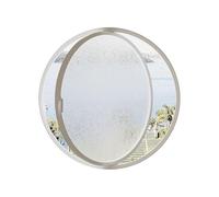 360 Degree Rotating Tempered Glass Window - Decorative Accent for Bathrooms, Kitchens, and Living Rooms