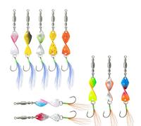 360 Degree Rotating Wobblers Jigging Baits Twisted Hard Baits Fishing Tackle Spinnerbaits Fishing Metal Spinner Lures