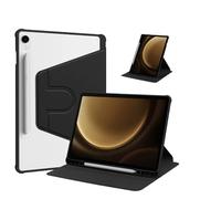 360 Degree Rotation Cover Suitable For Samsung Galaxy Tab S10 Lite 10.9inch SM-X400/X406B 2025 Hard Clear Acrylic Back Case(Black)