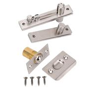 360 Degree Rotation Door Hinge Stainless Steel Pivot Hinge for Wood Aluminum Frame Concealed Doors 300LBS Load Capacity