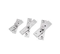 360 Degree Rotation Door Hinges,DIY Stainless Steel and Down Doors Rotating Location Shaft Hidden Pivot Hinge(Size S)