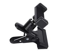 360 Degree Rotation Guitar Phone Holder Clip Mobile Head Mount Bracket For 2.16-2.95in Head Mobile Adjustable Headstock Clamp Clamp