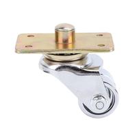 360 Degree Rotation Piano Wheel Caster, Upright Piano Wheel with Top Plate Iron Caster for Frame Bookshelf Sofa
