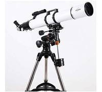 360 Degree Rotation Telescope Refracting Portable Travel Telescopes Telescope Adjustable Retractable Hood for Astronomy Manual Electric