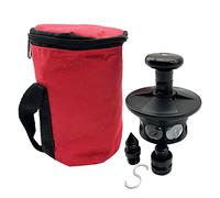 360 Degree Survey Prism Compatible with Trimble 360° Total Station Prism Reflector with Mini Hook, Adapter and Protection Bag 5/8" x11 Female Thread