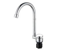 360 Degree Swivel RV Faucets - Stainless Steel Campers Sink Tap | Rotatable Kitchen Faucet with Single Handle | Compact RVs Sinks Mixer - Motorhome, Travel Trailer, and Use