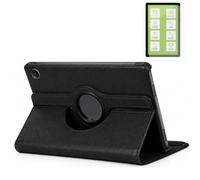 360 Degree Tablet Case + Protective Glass for Xiaomi Redmi Pad 2 9.7 2026 | 360 degree stand function, 9H screen protector, litchi structure, horizontal view, precise cut-outs