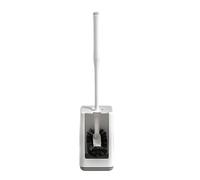 360 Degree Toilet Cleaning Brush Set With Storage Stand Curved Design Bristles Detachable Long Handle Bathroom Scrubber Bathroom Cleaning Tool