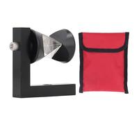 360 Degree Total Station Prism K9 Glass Aluminum Surveying Prism for Engineering Mine Tunnel Railway Dam Steep Slope Inspection 25.4mm Effective Diameter