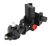 360 Degrees Adjustable Support L Form Pivoting Base Level Adapter with Clip for Level Measurement Layout Tools, ABS Material