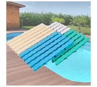 360° Flexible Pool Grille Drain Cover - Deck Sink Drainage Channel for Open Bathrooms & Kitchens, 20x100CM, 2 PCS - Ideal for Swimming Pools, Outdoor Areas