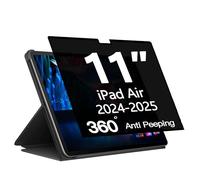 360° Full Adhesive Privacy Screen Protector for iPad Air 11 inch M3/M2 (2025/2024), Anti-Scratch, Anti-Fingerprint, Anti-Blue light, Anti-Glare, 4-Way 360° Anti-spy Screen Protect Film