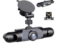 360° Full View Car Dashcam System, 4-Channel Dash Cam, Four-Camera Surveillance System, 4K Definition 1080P, Reversing Image, Parking Monitor, Front/Left/Right/Rear (Camera)