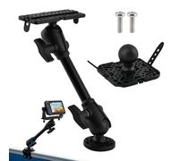 360° Kayak Transducer Holder - Adjustable Depth Sounder Stand with Extended Rod, Durable for Marine Electronics | Fishing, Boating, River, Lake, Adventures