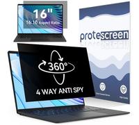 360° Laptop Privacy Screen 16 Inch for 16:10 Computer, 16" Monitor 4 Way Privacy Anti Glare Protector Blue Light Filter Shield Film Compatible with Lenovo/Hp/Dell/Acer/Asus/Thinkpad/Envy/Toshiba