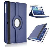 360 Leather Rotate Case Stand Folio Cover For Samsung Galaxy Tab 4 10.1 T530 T535 (Blue)