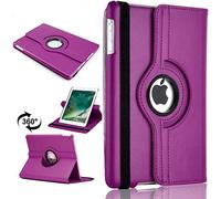360 Leather Rotate Stand Case Folio Cover For Apple iPad 9.7 (2018) 6th Generation (Purple)