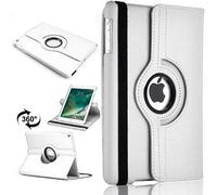 360 Leather Rotate Stand Case Folio Cover For Apple iPad Air 2 (2014) (White)