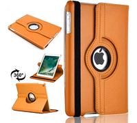360 Leather Rotate Stand Case Folio Cover For Apple iPad Pro 10.5 (2017) & Air 3 (2019) (Orange)