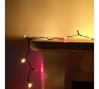 360 LED 28.7m Premier Christmas Outdoor 8 Function Lights in Red & Vintage Gold